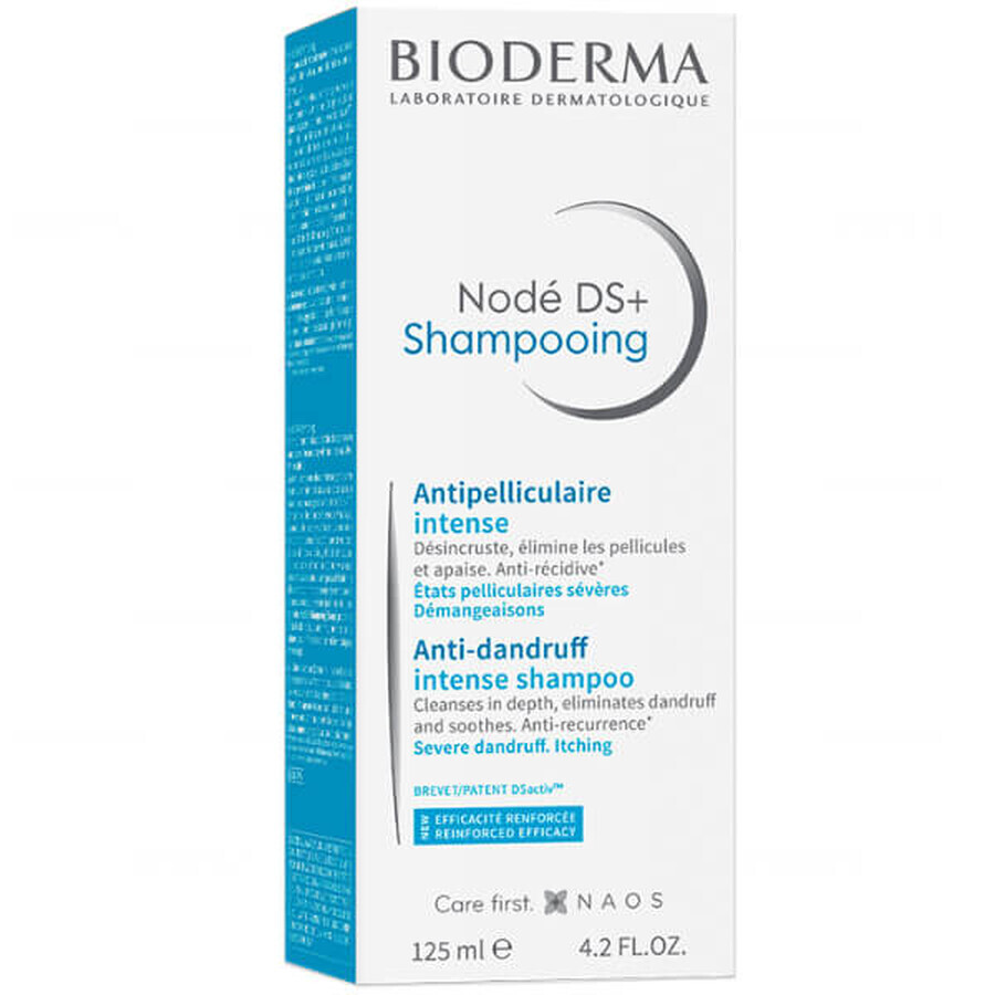 Bioderma Node DS+ Shampooing, intensives Anti-Schuppen-Shampoo, 125 ml