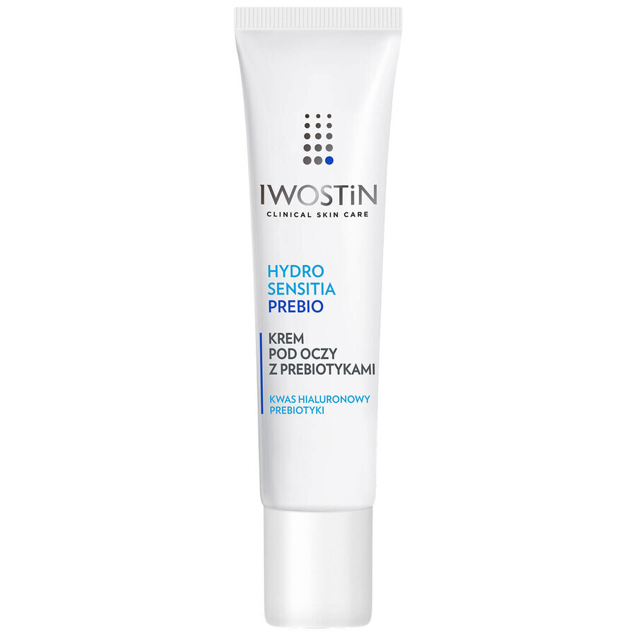 Iwostin Hydro Sensitia Prebio, oogcrème met prebiotica, gevoelige huid, 15 ml