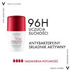 Vichy Clinical Control, antiperspirant roll-on pentru femei, protecție 96 ore, 50 ml