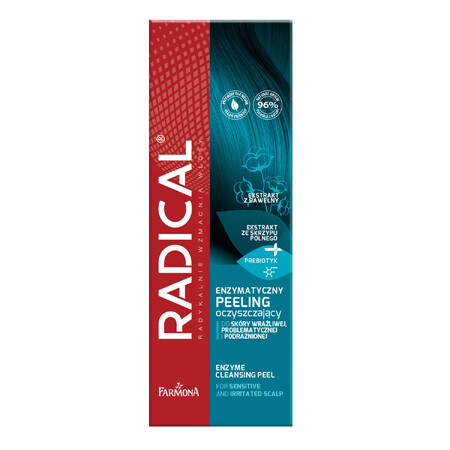 Farmona Radical, gommage nettoyant enzymatique pour les peaux sensibles, problématiques et irritées, 75 ml