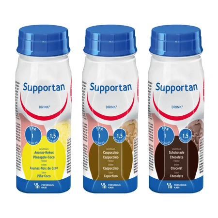 Supportan Nahrungsergänzungsgetränk Schokoladengeschmack, 4 x 200 ml