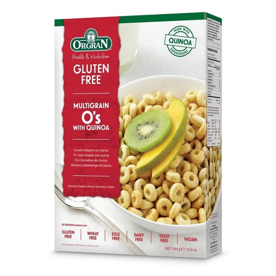 Multicereale cu quinoa pentru micul dejun, 300 g, Orgran