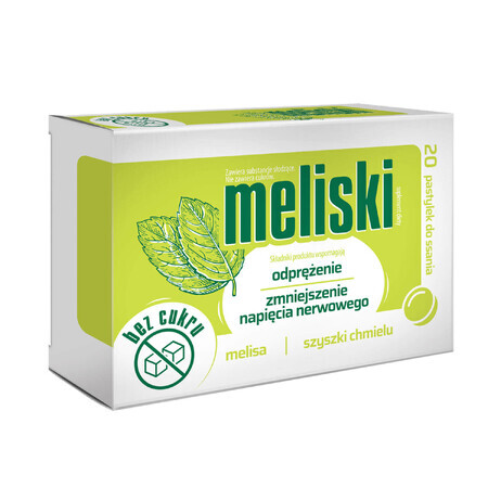 Meliski, 20 zuigtabletten