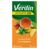 Verdin Fix cu citrice, 20 pliculețe