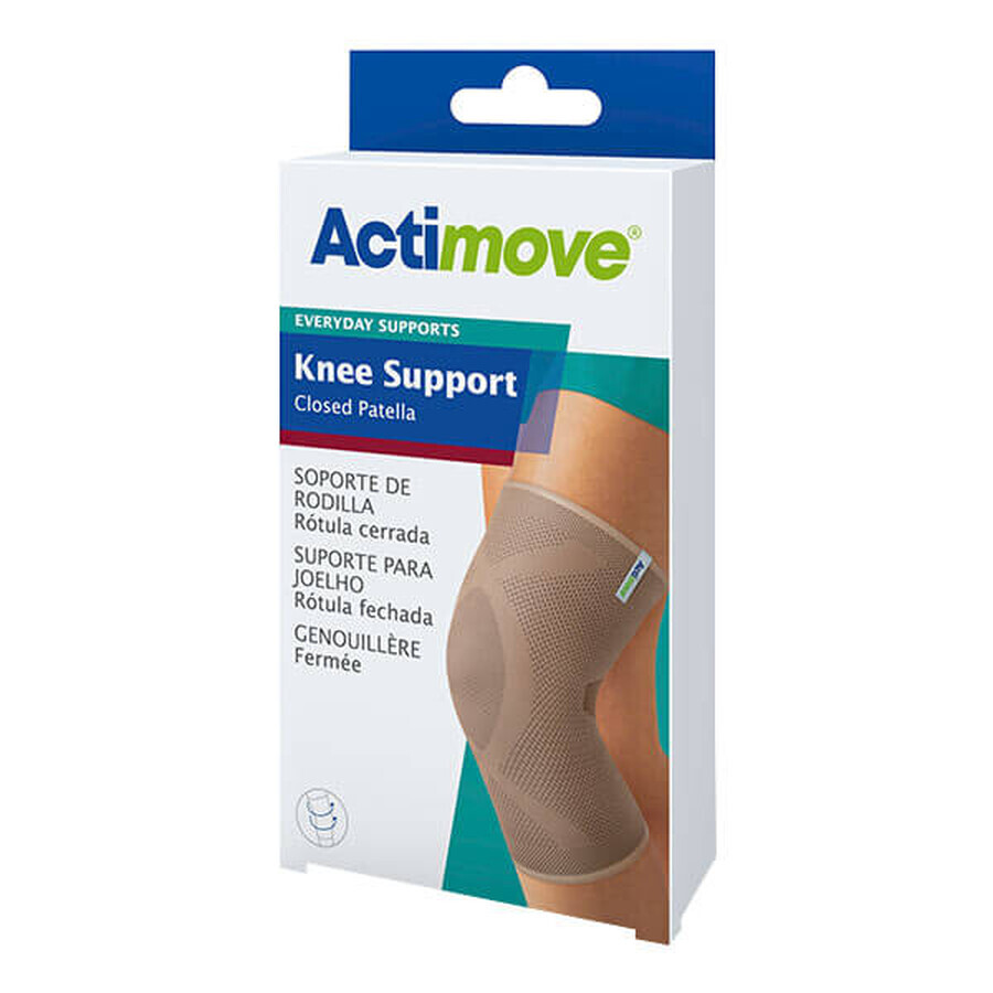 Actimove Everyday Supports, kniebrace met ingekapselde patella, beige, maat L, 1 stuk