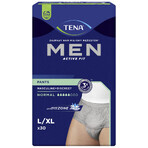 Tena Men Active Fit Pants, slip assorbenti per uomo, taglia L/XL, 95-130 cm, normale, 30 pezzi