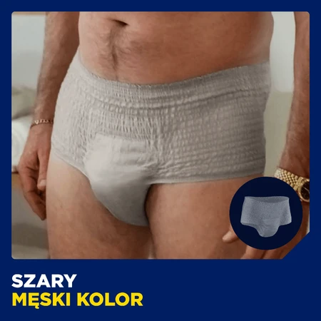 Tena Men Active Fit Pants, majtki chłonne dla mężczyzn, rozmiar L/XL, 95-130 cm, Normal, 30 sztuk: ceny i cechy