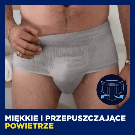 Tena Men Active Fit Pants, majtki chłonne dla mężczyzn, rozmiar L/XL, 95-130 cm, Normal, 30 sztuk: ceny i cechy