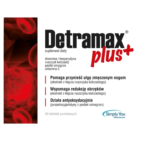 Detramax Plus, 60 filmomhulde tabletten