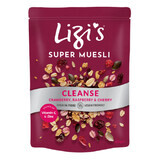 Musli met kersen, frambozen en kersen Cleanse, 400 g, Lizi's