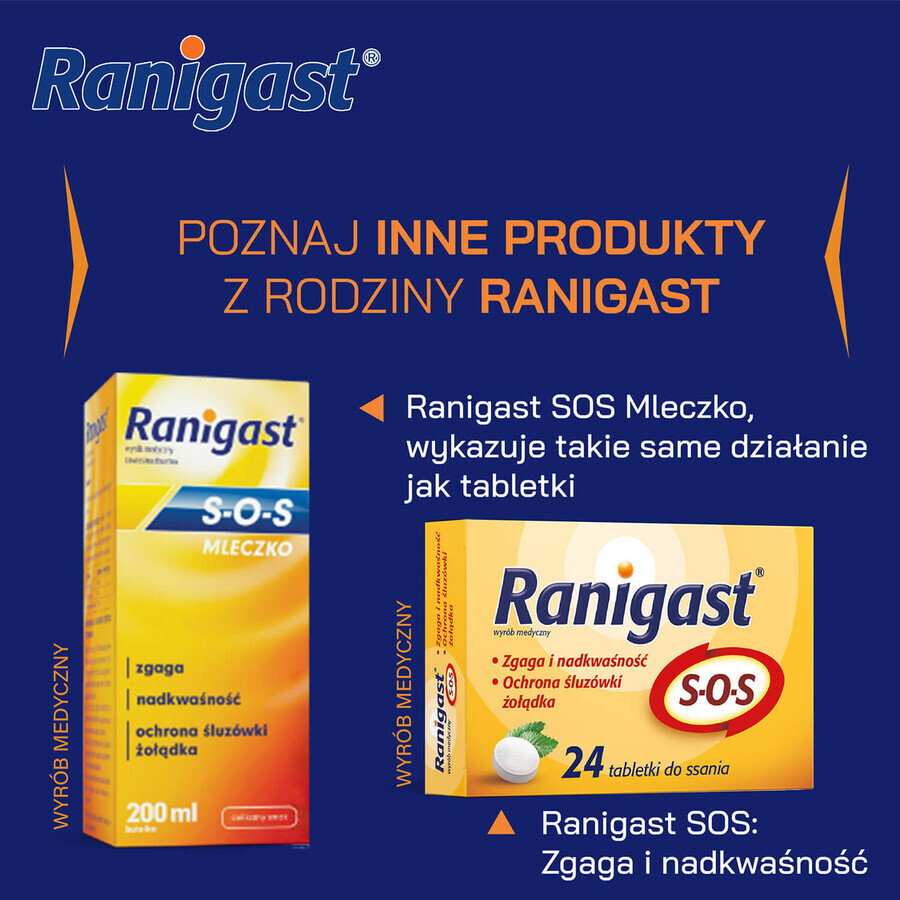 Famotidine Ranigast 20 mg, 30 filmomhulde tabletten