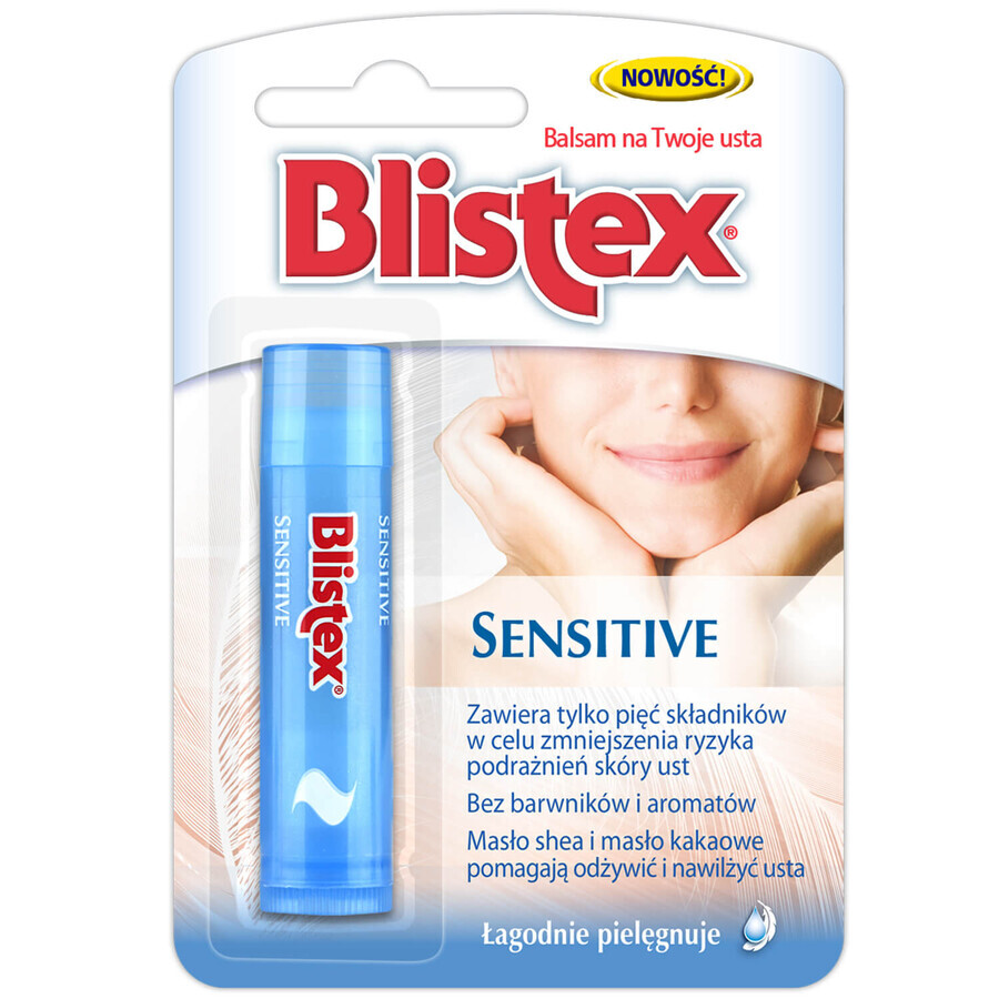 Blistex Sensitive, lippenbalsem, 4.25 g