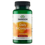 Swanson Daily B-Complex, B-vitaminen, 100 plantaardige capsules