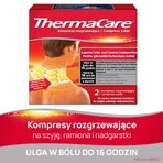 ThermaCare, verwarmende kompressen voor nek, schouders, polsen, 2 stuks