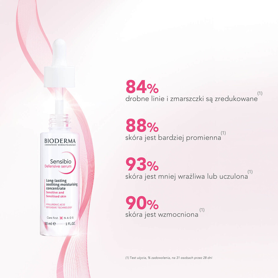 Bioderma Sensibio Defensive, verzachtend vochtinbrengend serum voor het gezicht, gevoelige huid, 30 ml