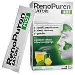 RenoPuren Zatoki Hot without sugar, lemon and mint flavor, 8 sachets