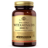 Solgar Vegan Vitamin D3 1000 IU, 60 capsules