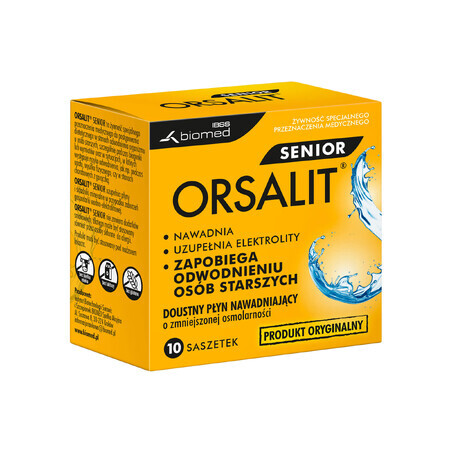 Orsalit Senior, orale rehydratievloeistof, 10 zakjes