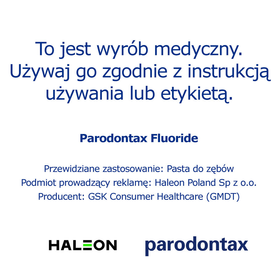 Parodontax fluoridetandpasta, 75 ml