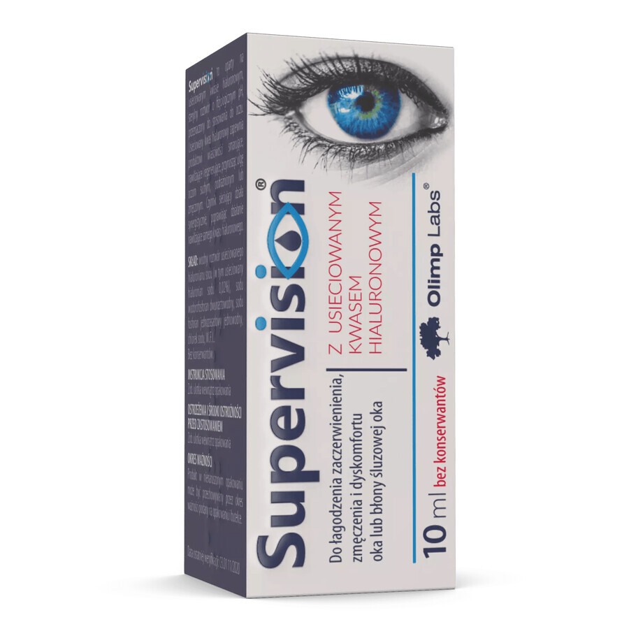 Olimp Supervisión, gotas para los ojos, 10 ml