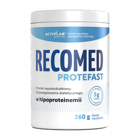 Activlab Pharma RecoMed Protefast, voedingspreparaat, neutrale smaak, 260 g