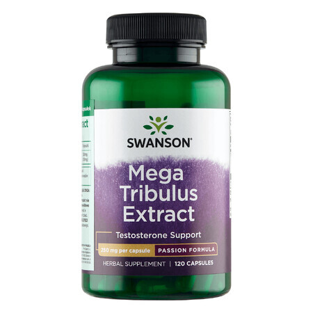 Swanson Mega Tribulus-extract, 120 capsules