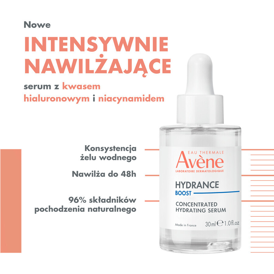 Avene Hydrance Boost, geconcentreerd hydraterend serum, 30 ml