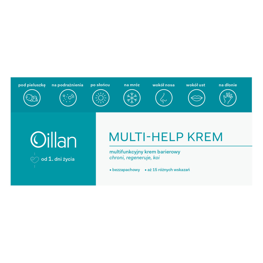 Oillan Multi-Help, barrièrecrème, 50 ml