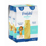 Frebini Energy Drink, voedingspreparaat voor kinderen van 1-12 jaar, bananensmaak, 4 x 200 ml