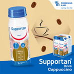 Supportan Drink, préparation nutritionnelle, saveur cappuccino, 4 x 200 ml