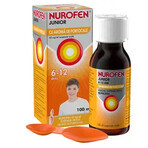 Nurofen Junior sinaasappelsmaak, 6-12 jaar, 100 ml, Reckitt Benckiser Healthcare