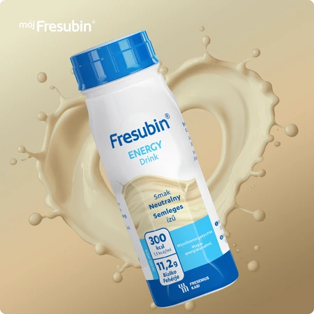 Fresubin Energy Drink, preparado nutricional, sabor natural, 4 x 200 ml