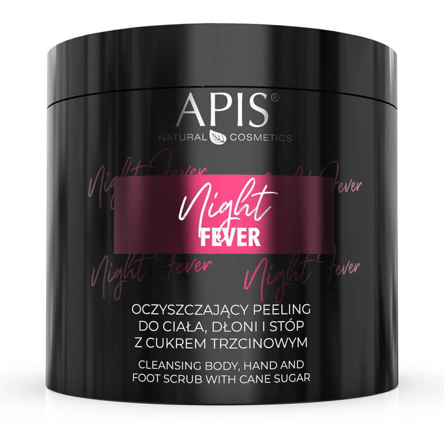 Apis Night Fever, zuiverende scrub voor lichaam, handen en voeten, 700 g