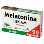 Melatonina LEK-AM 5 mg, 90 comprimidos