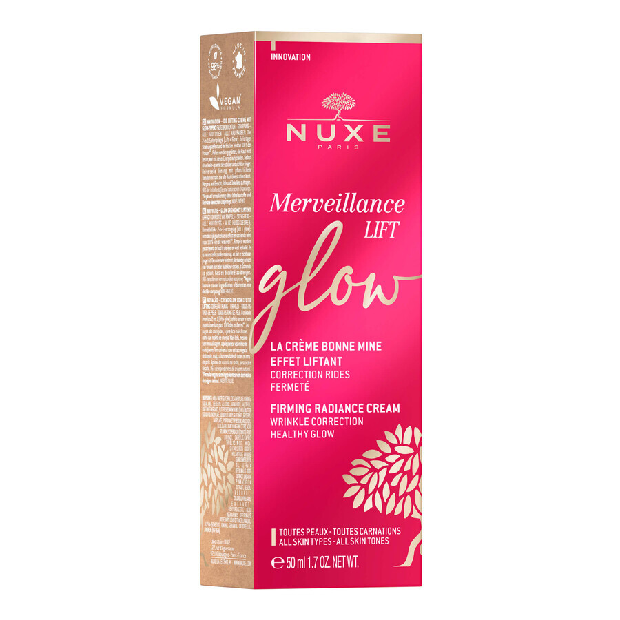 Nuxe Merveillance Lift Glow, crema lifting illuminante, 50 ml