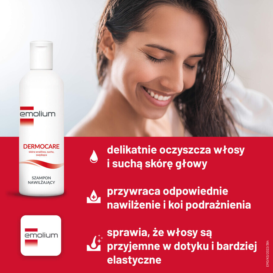 Set Emolium Dermocare, shampoo for hair, from 1 month, 200 ml + washing cream gel, from 1 month, 400 ml