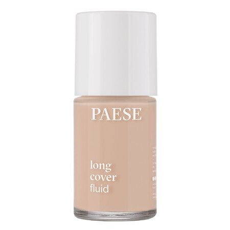 Paese Long Cover Fluid, dekkende foundation, 02 Naturel, 30 ml