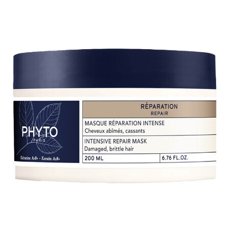 Phyto Repair, herstellend masker voor beschadigd en breekbaar haar, 200 ml