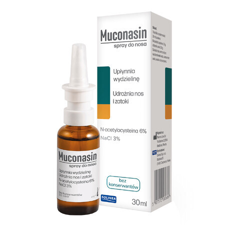 Muconasina, spray nasal, 30 ml.