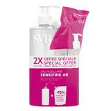 Set SVR Sensifine AR Eau Micellaire, verzachtend micellair water, vasculaire huid, 400 ml + reserve, 400 ml