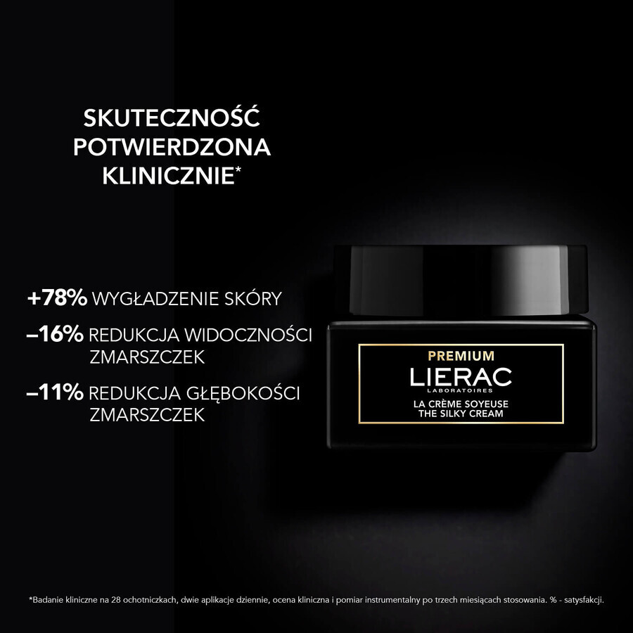 Lierac Premium, crema setosa anti-età, ricambio, 50 ml