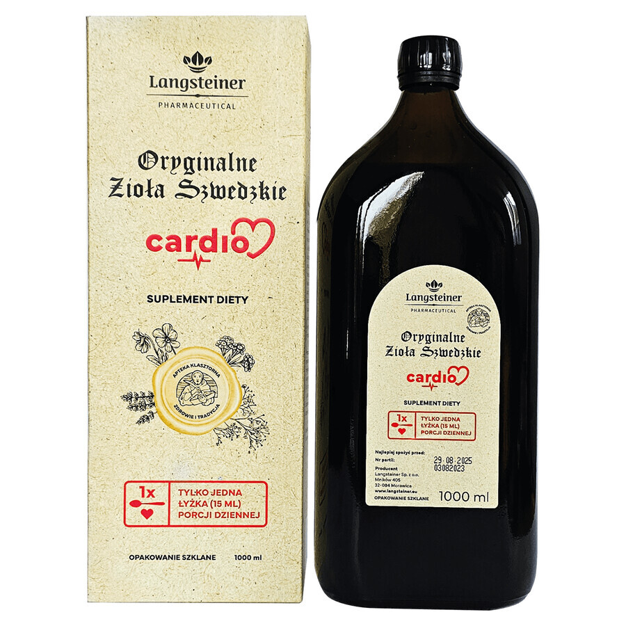 Langsteiner Originele Zweedse Kruiden Cardio, 1000 ml