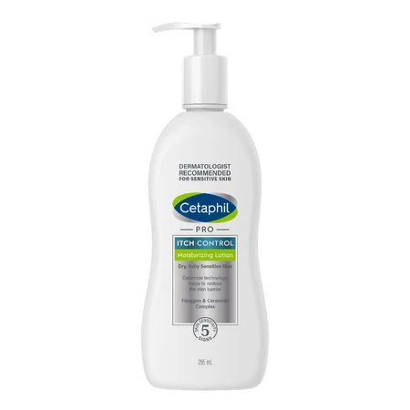 Cetaphil Pro Itch Control, hydraterende lotion voor gezicht en lichaam, voor baby's en kinderen, 295 ml