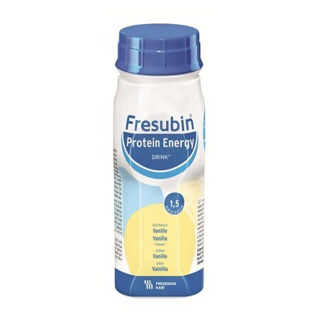 Fresubin Protein Energy Drink with vanilla flavor, 4 x 200 ml, Fresenius Kabi