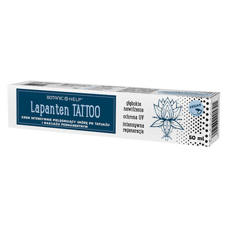 Botanic Help Lapanten Tattoo, intensieve huidverzorgingscrème na tatoeage en permanente make-up, 50 ml