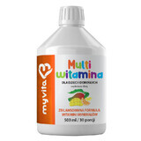 MyVita Multivitamine Vloeibaar, multivitamine voor kinderen en volwassenen, 500 ml VERONTREINIGDE VERPAKKING