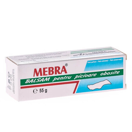 Balsam pentru picioare obosite, 55 g, Mebra