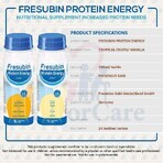 Fresubin energy drink with tropical fruit flavor, 4 x 200 ml, Fresenius Kabi