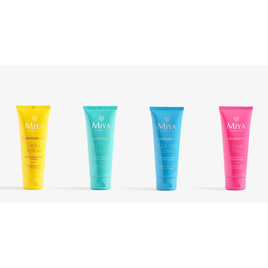 Miya myWONDERBALM Hello Yellow, stimulerende crème met mango, 75 ml