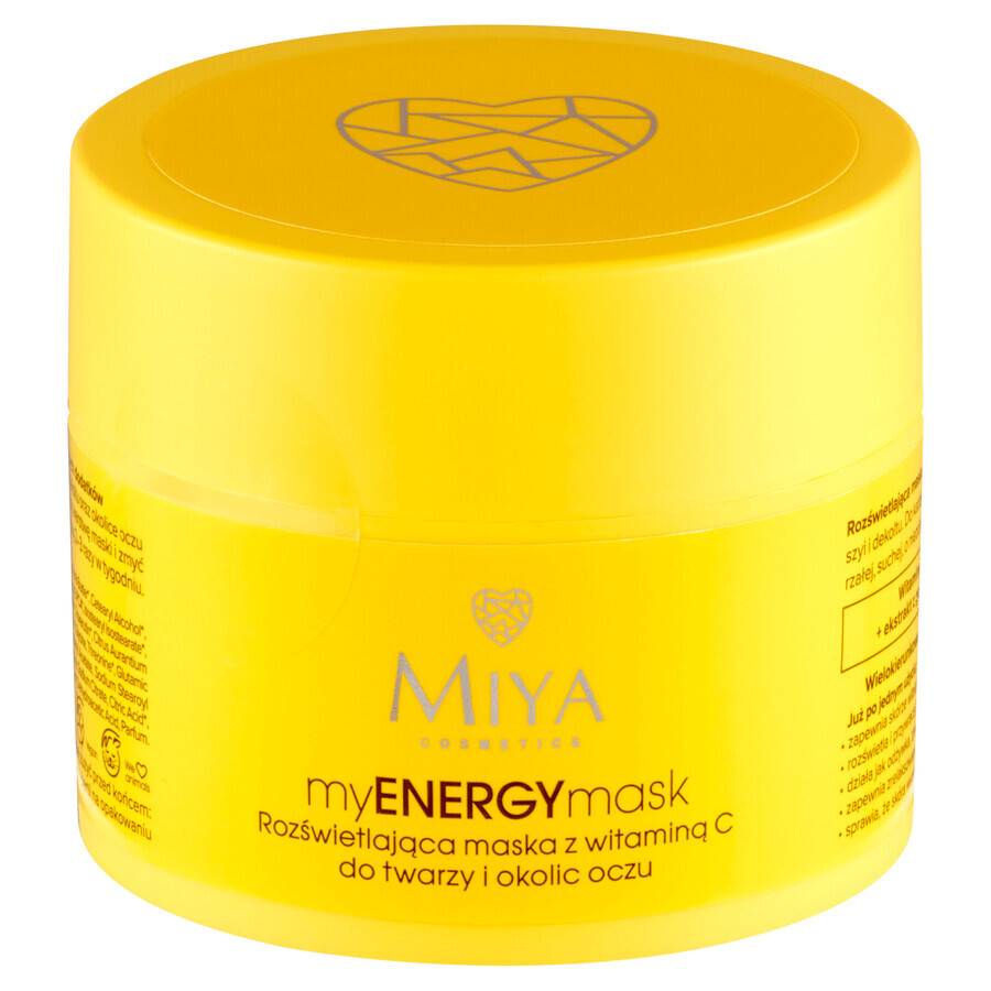 Miya myENERGYmask, verhelderend masker met vitamine C, 50 ml